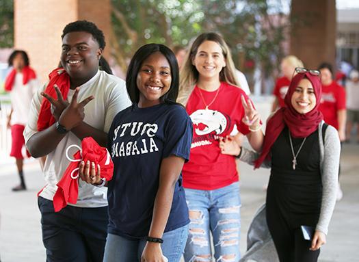 students posing for a picture